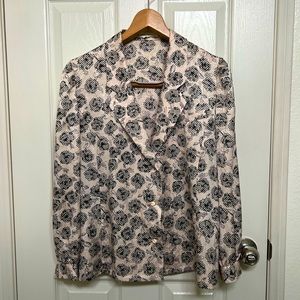 Vintage Lingerie Inspired Pink Blouse